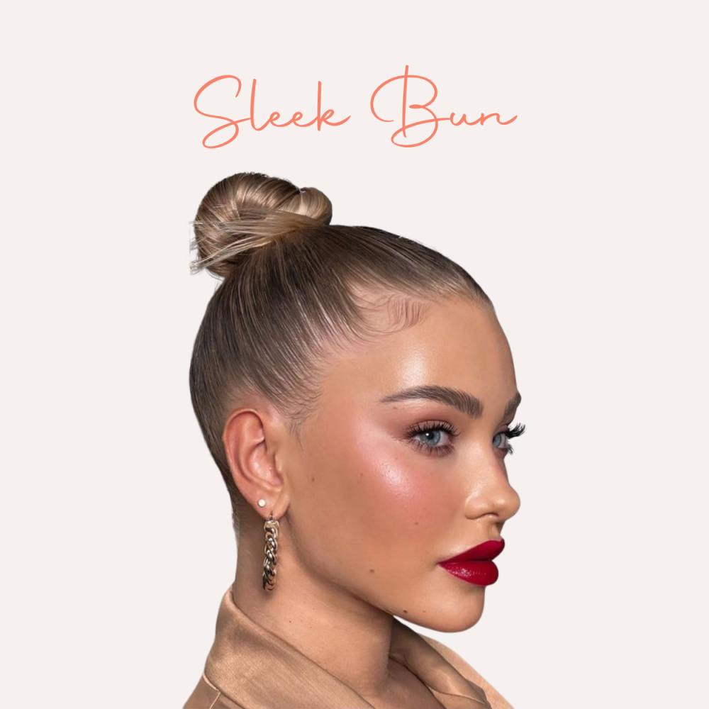 Sleek bun